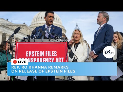 Rep. Ro Khanna remarks on Epstein files