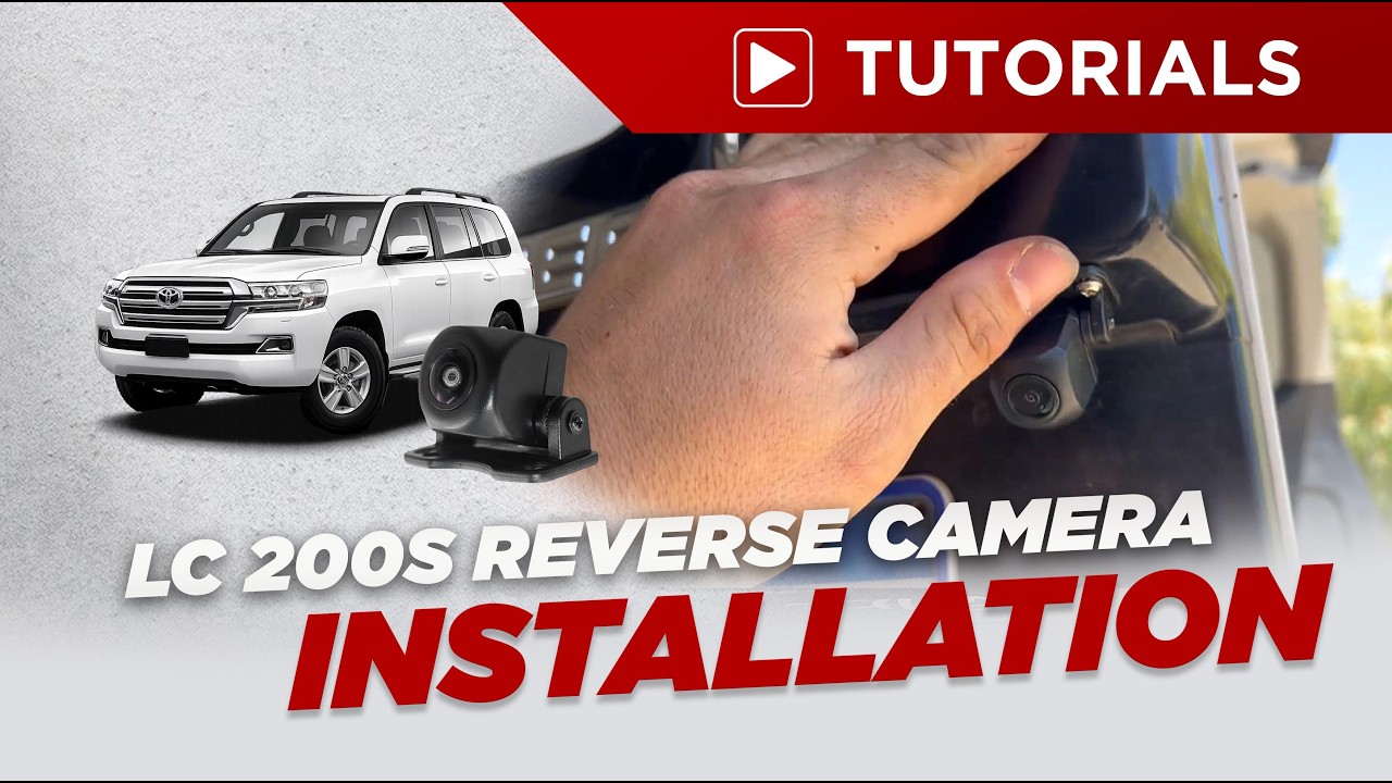 Toyota LandCruiser 200 Series (GX) Reverse Camera Installation | Full Wiring Guide