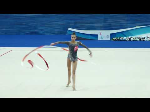 World Cup Kazan 2016 (Individual all-around) Karina Kuznetsova - Ribbon