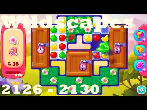 Wildscapes Level 2126 - 2130 HD Walkthrough | 3 - match game | gameplay | android | ios | pc | app