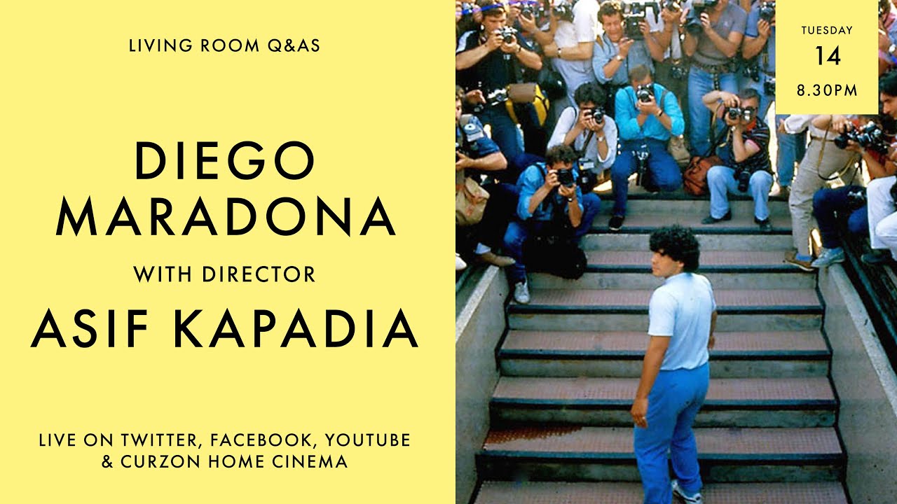 LIVING ROOM Q&As: Diego Maradona with Asif Kapadia