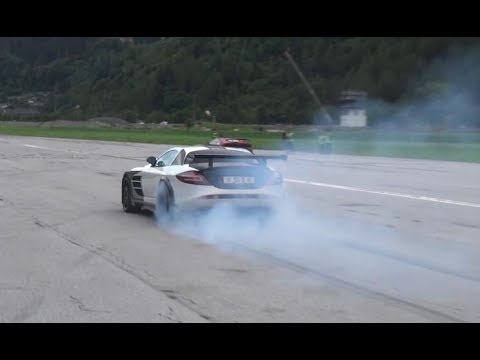 Hamann Volcano Mercedes SLR Mclaren BURNOUT!