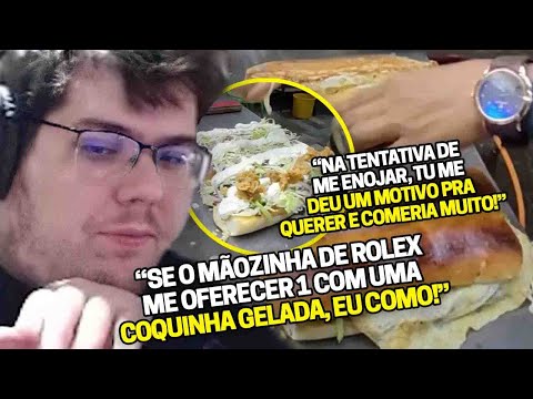 CASIMIRO REAGE: SIMPLESMENTE O HAMBÚRUGER ESTILO SUBWAY INDIANO! COMERIA? | Cortes do Casimito