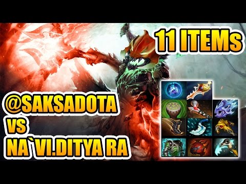 @SAKSADOTA vs NA`VI.DITYA RA - 11 Items - 50 Kills - EPIC Battle