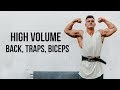 Rob Lipsett Complete Pull Day | Old School Back, Traps & Biceps