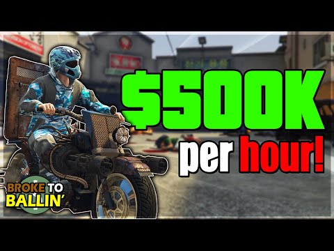 THE BEST MISSION IN THE ENTIRE GAME!!! | BROKE TO BALLIN' #4 - GTA Online E&E