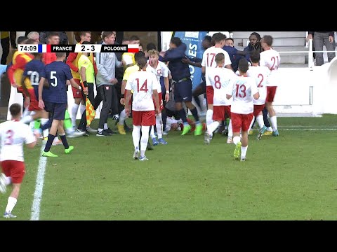 FOOTBALL. Match stoppé, 4 cartons rouges contre la France lors du tournoi U18 à Limoges