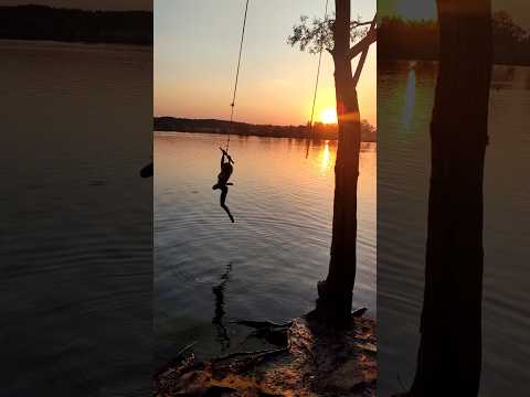 Playing with the rope - swing at sunset// Dwin X Kaan Pars