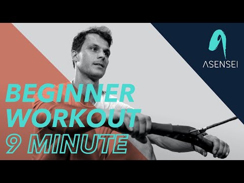 9 minute essential beginner rowing workout with asensei and coach Johan Quie