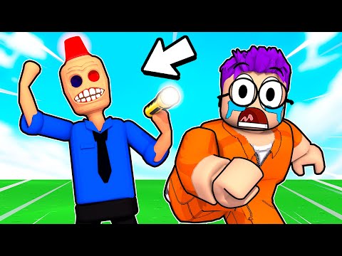 Can LANKYBOX Escape SIREN COP'S PRISON IN REAL LIFE!? (ROBLOX SIREN COP OBBY!)