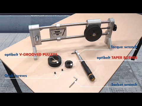 Professional installation of the Optibelt taper bushes