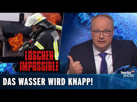 Wasserknappheit: Verkauft eure Aktien und investiert in Wasser! | heute-show vom 11.09.2020