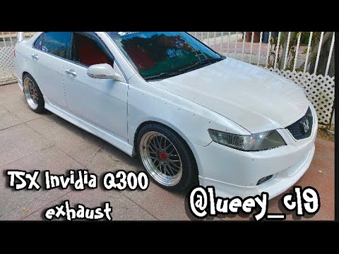 Tsx invidia Q300 exhaust sounds clip