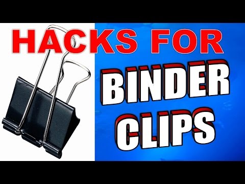 20 erstaunliche Verwendungsmöglichkeiten, Lifehacks und Tricks für Binderclips