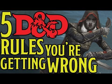 Top 5 Dungeons and Dragons 5e Rules Everyone Gets Wrong