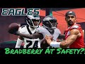 James Bradberry gets reps at Safety in Eagles Camp?! Smitty said He's good Hurts improved Mechanics