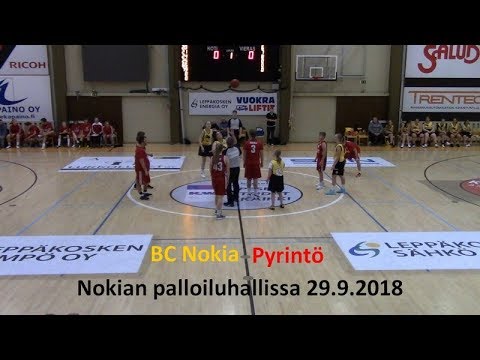 BC Nokia - Pyrintö 29.9.2018