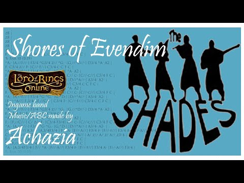 The ingame band The Shades plays the song Shores of Evendim made by Achazia #Lotro #lotr