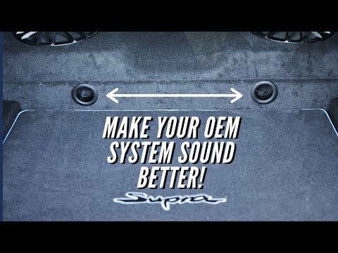 2020 - 2023 A90 MK5 Supra OEM Sound System Bass Fix (Instructional How-To Video, Supplies Needed)