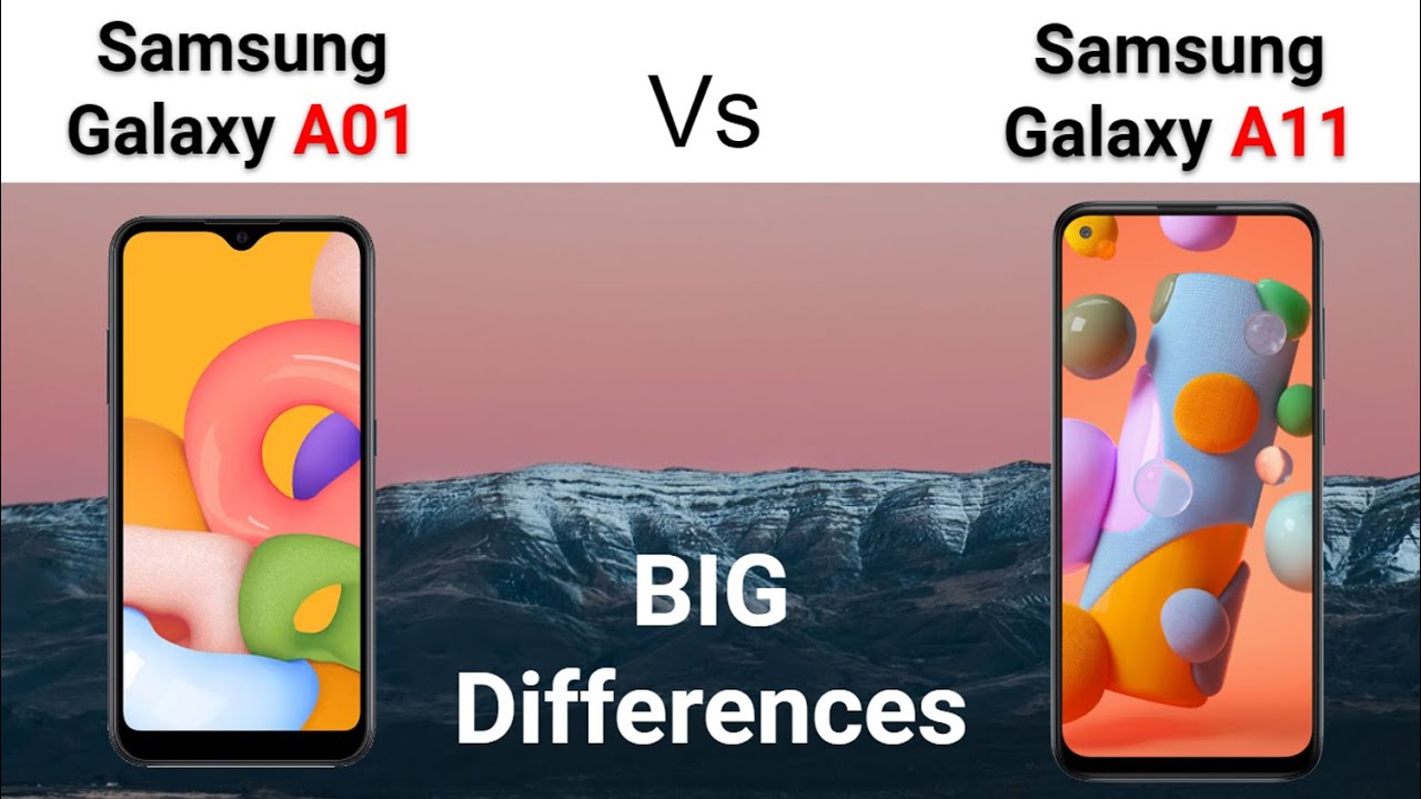 Samsung Galaxy A01 vs Galaxy A11