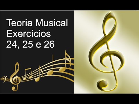 #teoriamusical Sucessão dos Intervalos – Exercícios 24, 25 e 26