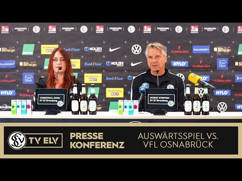 TV Elv // Pressekonferenz - VfL Osnabrück vs. SV Elversberg / 03.09.23