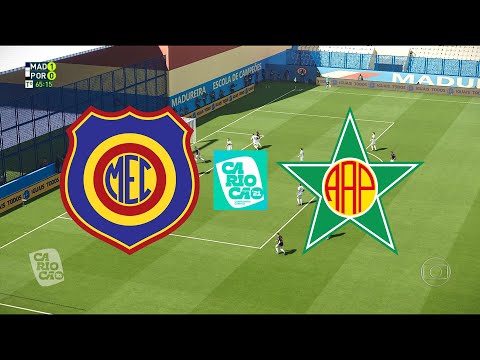 MADUREIRA X PORTUGUESA-RJ - CAMPEONATO CARIOCA 2021 - 4ª RODADA - 21/03/2021 - PES 2021