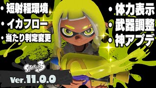 【緊急事態】最新アプデ情報！新システム「イカフロー」に体力表示？武器調整も入り、大量のシステム変更でスプラ3が神ゲームになったｗｗｗｗ【スプラトゥーン3】
