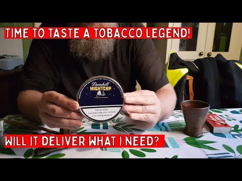 Time to open up a legendary tobacco for the first time, dunhill nightcap. ASMR