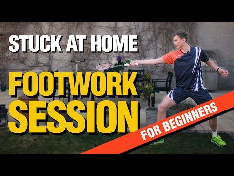 BADMINTON FOOTWORK EXERCISES TO DO AT HOME FOR BEGINNERS! - VACADEMY #11
