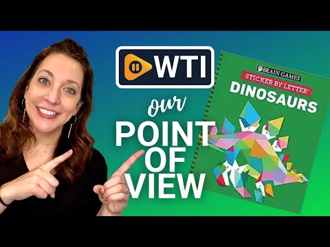 Brain Games Sticker by Letter Book - WTI product video review