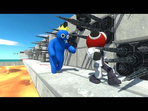 Escape from traps and sharp spikes - Animal Revolt Battle Simulator