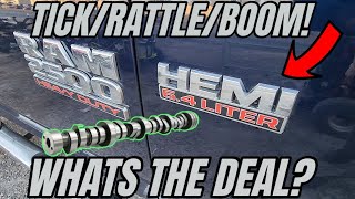 6.4 Hemi Ram 2500 Common Problem Tick Rattle Boom! Part 1