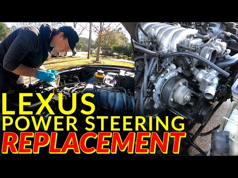 Lexus GS Power Steering Pump Replacement