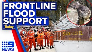Victorian SES task force sworn in to help NSW flood emergency | 9 News Australia