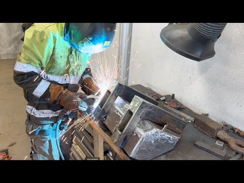 Making a front weight to a Massey Ferguson 35. Pt 1.