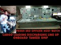 CARGO CONTROL ROOM TANKER SHIP CARGO LOADING DISCHARGING LINE UP 3RD OFFICER 2ND OFFICER JOB