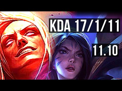 VLADIMIR & Morgana vs KAI'SA & Nautilus (ADC) | 17/1/11, Quadra, Legendary | EUW Challenger | v11.10