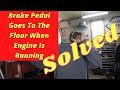 Brake Pedal Goes To The Floor When The Engine Is Running...Solved! Here's What Worked For Me