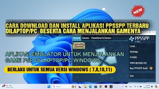 Download lagu How to Play PSP Games on a Windows 11 Laptop/PC with the Latest PPSSPP Emulator - How to Install ... mp3 Download lagu How to Play PSP Games on a Windows 11 Laptop/PC with the Latest PPSSPP Emulator - How to Install ... mp3