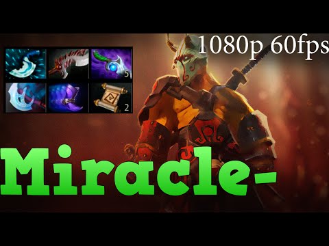 Miracle- Dota 2 Juggernaut: Miracle- vs Dendi fight in the mid lane. Full game. KDA 13/2/13