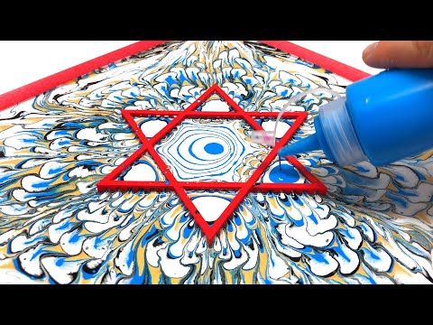 Pouring your Religion with the ✡️ Star of David ✡️ - unexpected beautiful results!