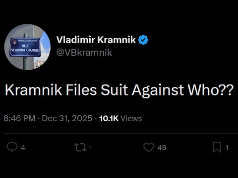 KRAMNIK IS SUING WHO???