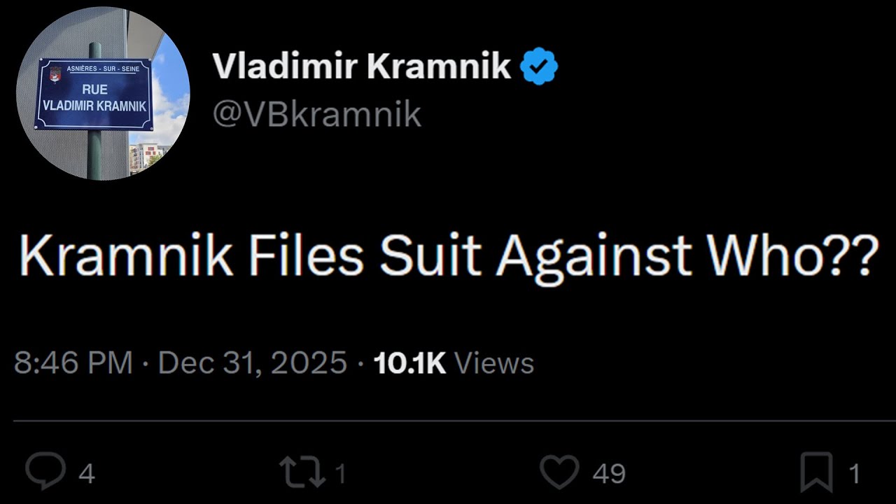 KRAMNIK IS SUING WHO???