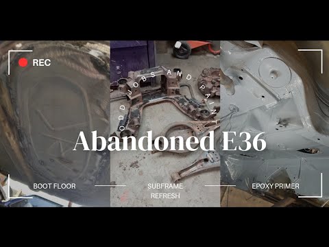 REAR Subframe Overhaul on the Abandoned BMW E36! (Strip, Weld, Paint, Bushes)