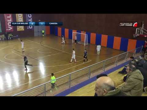 FUTSAL SERIE B, SPETTACOLO BARICHELLO! CLN CUS MOLISE - CANOSA 7-2