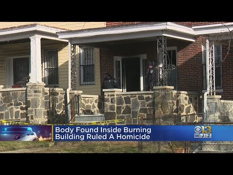 Man's Body Found Inside Burning West Baltimore Home
