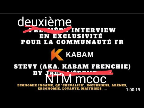 Interview exclusive avec kabam frenchips partie deux