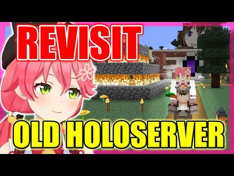 【ENG Sub】Miko enters the EX-HOLOSERVER - Nostalgic adventure in Minecraft 【Hololive】