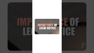 Importance of LEGAL NOTICE #claudeai #legaldrafting